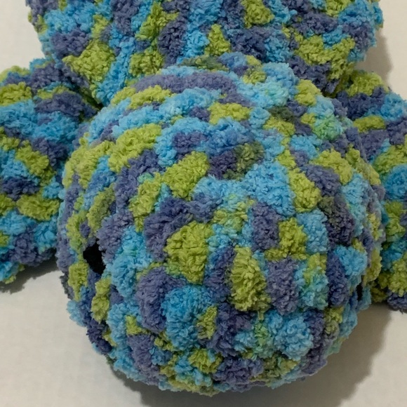 Sea Turtle Plush Stuffed Turtle Nursery Room Playroom Decor Handmade Crocheted - Picture 14 of 16